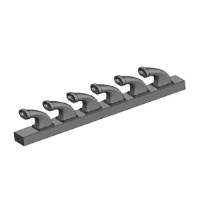   Art Scale Kit Bf 109K-4 Exhausts detail set - 3D print for Kotare - 3D nyomtatott kipufogócsonkok