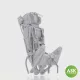 Art Scale Kit Ejection Seat - M.B Mk.2E with seat belts, with survival pack for Revell - M.B. Mk.2E katapultülés biztonsági övekkel, túlélőcsomaggal