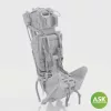 Art Scale Kit Ejection Seat - M.B Mk.2E with seat belts, with survival pack for Revell - M.B. Mk.2E katapultülés biztonsági övekkel, túlélőcsomaggal