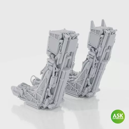 Art Scale Kit SJU-17  Ejection Seats for F-14D - with seat belts (2pcs) for Trumpeter - SJU-17 katapultülések F-14D típushoz, biztonsági övekkel – 2 db