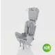 Art Scale Kit Ejection Seat - M.B Mk.2 with seat belts for Revell - M.B. Mk.2 katapultülés biztonsági övekkel