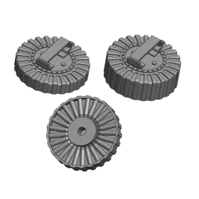   Art Scale Kit Lewis Mk.III - two types Ammo magazines 5 + 5 pc. - Lewis Mk.III lőszertárak, 2 változat – 5+5 db