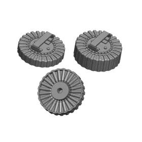   Art Scale Kit Lewis Mk.III Ammo magazines, two types 5 + 5 pc. - Lewis Mk.III lőszertárak, 2 változat – 5+5 db