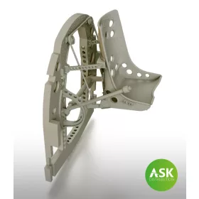   Art Scale Kit A6M Bulkhead with Seat in TOP position - ASK 3D Print for Eduard - válaszfal üléssel, felső helyzetben, 3D nyomtatott
