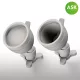 Art Scale Kit Japaneese UV cabin lamps (set of 12) ASK 3D Print - japán II. világháborús UV-kabinlámpák, 3D nyomtatott – 12 db