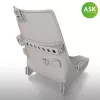 Art Scale Kit A5M Claude Seat Early without starting handle - ASK 3D Print - korai 3D nyomtatott ülés indítókar nélkül