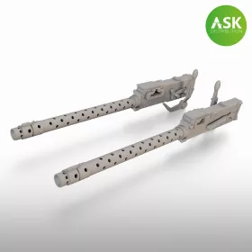   Art Scale Kit A6M Zero machine guns Type 97 7.7mm, 2 pc. - ASK 3D Print - Type 97 7,7 mm-es géppuskák, 3D nyomtatott – 2 db