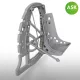Art Scale Kit A6M Bulkhead with Seat in BOTTOM position - ASK 3D Print for Fine Molds - válaszfal üléssel, alsó helyzetben, 3D nyomtatott