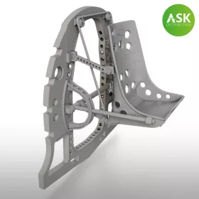   Art Scale Kit A6M Bulkhead with Seat in MIDDLE position - ASK 3D Print for Fine Molds - válaszfal üléssel, középső helyzetben, 3D nyomtatott