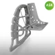 Art Scale Kit A6M Bulkhead with Seat in TOP position - ASK 3D Print for Fine Molds - válaszfal üléssel, felső helyzetben, 3D nyomtatott