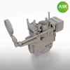 Art Scale Kit Gun Sight Type 98 - Japan WWII, 3 pc. in three different sight variants - japán Type 98 célzókészülékek, II. világháború – 3 db
