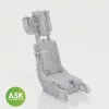 Art Scale Kit SJU-4 Ejection Seat with seat belts - 1 pc for Uma - AV-8B Harrier II Plus – SJU-4 katapultülés biztonsági övekkel, 3D nyomtatott – 1 db