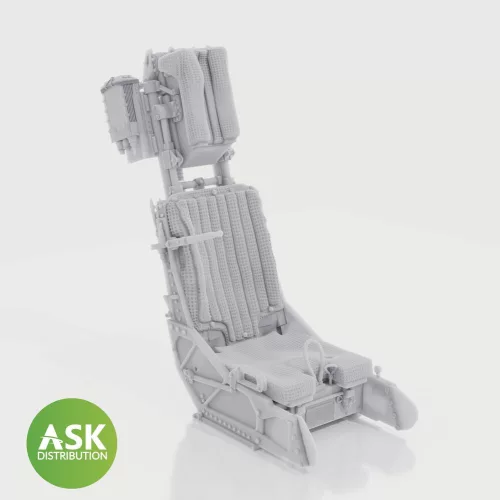 Art Scale Kit SJU-4 Ejection Seat with seat belts - 1 pc for Uma - AV-8B Harrier II Plus – SJU-4 katapultülés biztonsági övekkel, 3D nyomtatott – 1 db