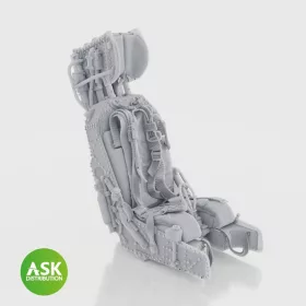   Art Scale Kit M.B. Mk.9 ejection Seat with seat belts - 1 pc for Kinetic - M.B. Mk.9 katapultülés, biztonsági övekkel – 1 db