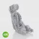 Art Scale Kit M.B. Mk.9 ejection Seat with seat belts - 1 pc for Kinetic - M.B. Mk.9 katapultülés, biztonsági övekkel – 1 db