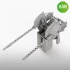 Art Scale Kit B-25 Mitchell Top Dorsal turret - gun set for HK Model - felső háti lövegtorony fegyverzetkészlete