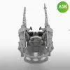 Art Scale Kit B-25 Mitchell Top Dorsal turret - gun set for HK Model - felső háti lövegtorony fegyverzetkészlete