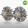 Art Scale Kit B-25 Mitchell - 2 pc. Engines Wright R-2600 for HK Model - Wright R-2600 motorok – 2 db