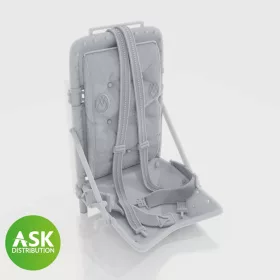   Art Scale Kit P-51D Mustang - seat incl. seat belts for Eduard - ülés biztonsági övekkel