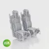 Art Scale Kit F-16I Sufa – ACES II katapultülések biztonsági övek nélkül – 2 db