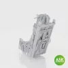 Art Scale Kit A-10C Ejection Seat ACES II with seat belts for Great Wall Hobby - ACES II katapultülés biztonsági övekkel