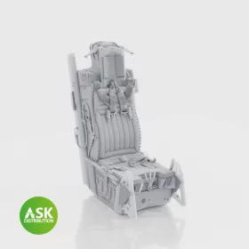   Art Scale Kit F-16 early ACESS II Ejection Seat with seat belts for Kinetic - F-16 korai ACES II katapultülés, biztonsági övekkel