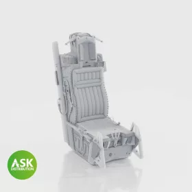   Art Scale Kit F-16 early ACESS II Ejection Seat excluding seat belts for Kinetic - F-16 korai ACES II katapultülés, biztonsági övek nélkül