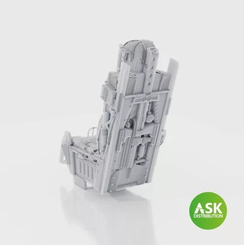 Art Scale Kit F-16CM ACESS II Ejection Seat with seat belts for Great Wall Hobby - F-16CM ACES II katapultülés, biztonsági övekkel
