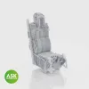 Art Scale Kit F-16CM ACESS II Ejection Seat without seat belts for Great Wall Hobby - F-16CM ACES II katapultülés, biztonsági övek nélkül