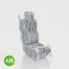 Art Scale Kit F-16 late ACESS II Ejection Seat with seat belts for Kinetic - F-16 késői ACES II katapultülés, biztonsági övekkel