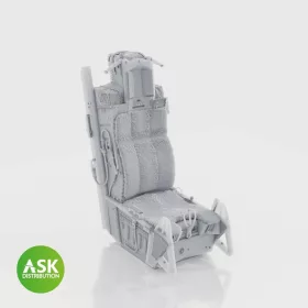   Art Scale Kit F-16 late ACESS II Ejection Seat excluding seat belts for Kinetic - F-16 késői ACES II katapultülés, biztonsági övek nélkül