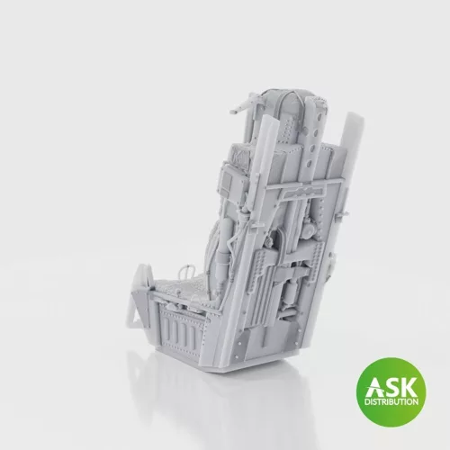Art Scale Kit F-16 late ACESS II Ejection Seat excluding seat belts for Kinetic - F-16 késői ACES II katapultülés, biztonsági övek nélkül