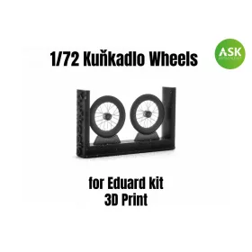   Art Scale Kit Wheels for Eduard kit - 3D print - 3D nyomtatott kerekek Eduard maketthez