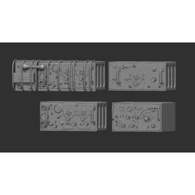   Art Scale Kit British radio station – dioráma kellék makett
