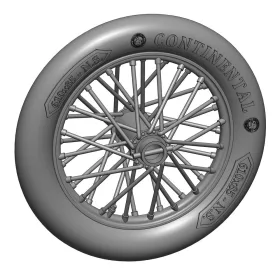   Art Scale Kit German 610x85 spoked wheels - 1 pair - német 610×85 küllős kerekek – 1 pár