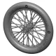 Art Scale Kit German 710x85 spoked wheels - 1 pair - német 710×85 küllős kerekek – 1 pár