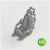 Art Scale Kit F-84F ejection seat with seat belts - 3D print for Special Hobby - F-84F katapultülés, biztonsági övekkel