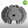 Art Scale Kit Nakajima Sakae 12 motor kipufogócsonkokkal és nyitott motorburkolat-zsalukkal, 3D nyomtatott