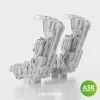 Art Scale Kit GRU-7A katapultülések F-14A/B késői típushoz, biztonsági övekkel, 3D nyomtatott – 2 db