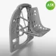 Art Scale Kit A6M Bulkhead with Seat in MIDDLE position - ASK 3D Print for Tamiya - A6M – válaszfal üléssel, középső helyzetben, 3D nyomtatott