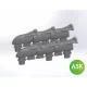 Art Scale Kit Spitfire Mk.Vb Exhausts fishtail type for Eduard - halfarok típusú kipufogócsonkok
