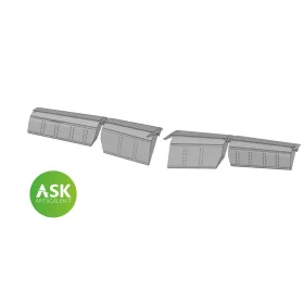   Art Scale Kit Me 262 flaps detail set - 3D print for Arma Hobby - fékszárnyak, 3D nyomtatott részletező készlet