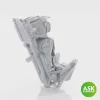 Art Scale Kit Gloster Meteor F.8/FR9 ejection seat  M.B Mk.2E with seat belts for Airfix - M.B. Mk.2E katapultülés biztonsági övekkel