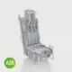 Art Scale Kit A-10A ejection seat ACES II with seat belts for Great Wall Hobby - ACES II katapultülés biztonsági övekkel