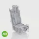 Art Scale Kit A-10C ejection seat ACES II excluding seat belts for Great Wall Hobby - ACES II katapultülés biztonsági övek nélkül