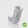 Art Scale Kit A-10C ejection seat ACES II excluding seat belts for Great Wall Hobby - ACES II katapultülés biztonsági övek nélkül