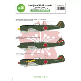   Art Scale Kit Nakajima Ki-84 Hayate (Frank) – VI. rész – Japán Császári Hadsereg Légiereje – matricakészlet