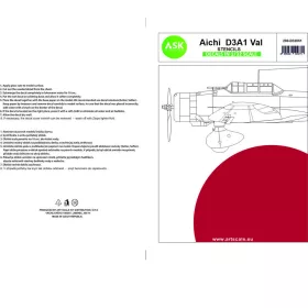   Art Scale Kit Aichi D3A1 VAL - STENCILS - Imperial Japanese Army Air Service - stencil- és adatfelirat-matricák