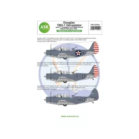   Art Scale Kit Douglas TBD-1 Devastator – II. rész – Kwajalein és Wake-sziget elleni támadás, 1942. február – matricakészlet