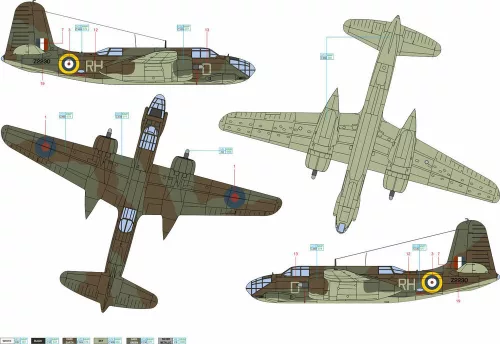 Art Scale Kit Boston MK.III part 2 - Workhorses in the sky - II. rész – „Workhorses in the sky” – matricakészlet